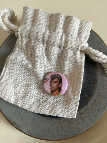 Badge vintage David Bowie