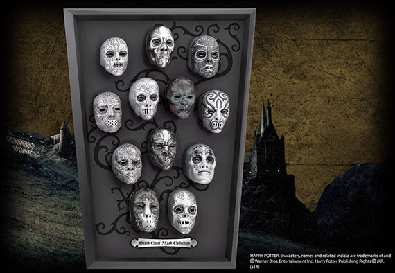 Collection des masques des Mangemorts