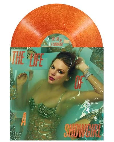 The Life of a Showgirl : Sweat and Vanilla Perfume Edition Portofino Vinyle Orange Pailleté