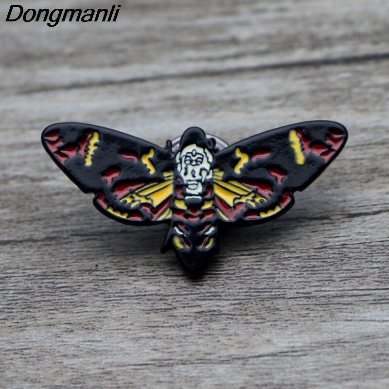 Épingles et broches en métal émaillé, dessin animé le Silence des agneaux, pour sac à dos, revers, Badge, bijoux, L3694