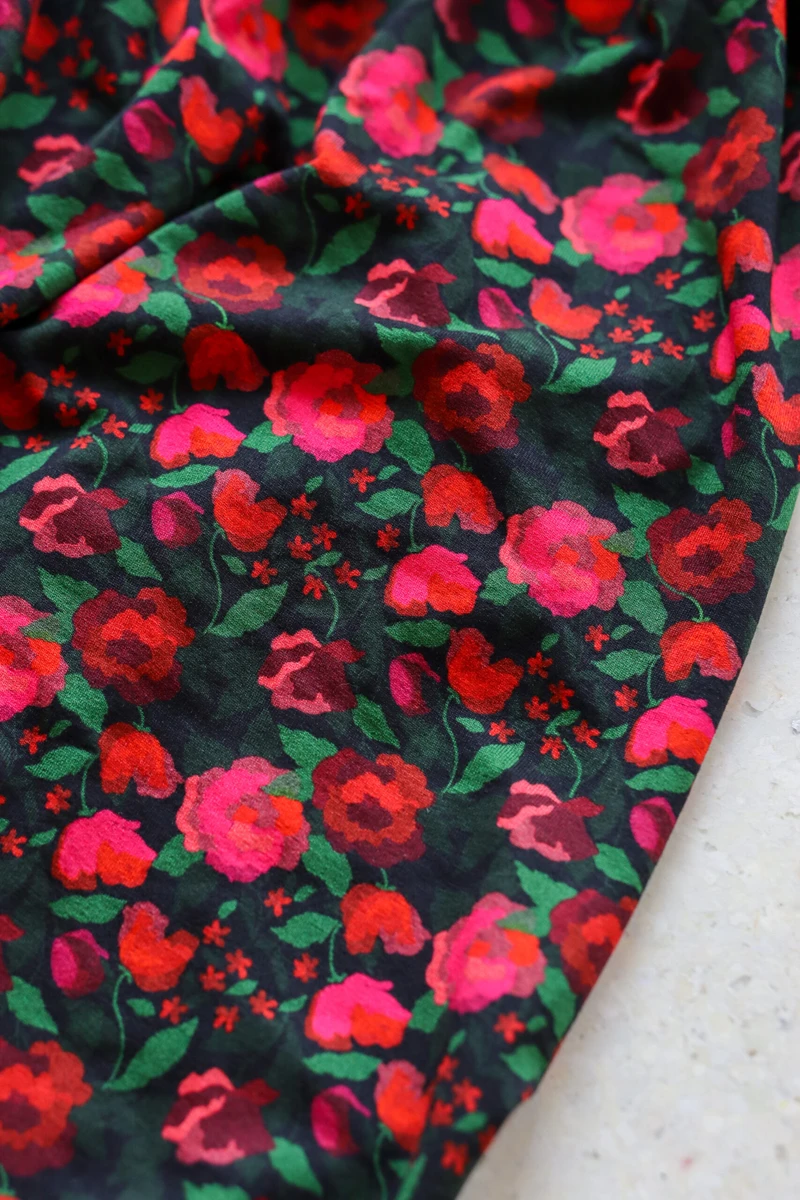 Jersey de viscose - La Roseraie