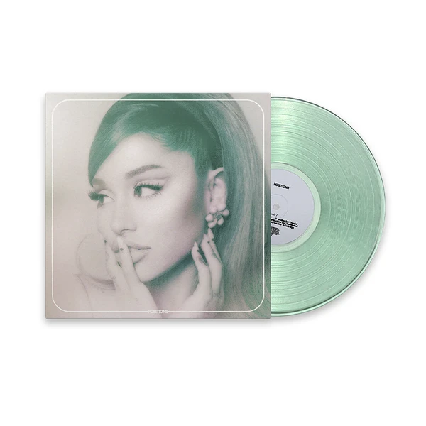 positions vinyle vert transparent - Store Ariana Grande