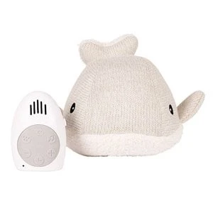 Doudou battements de coeur baleine grise