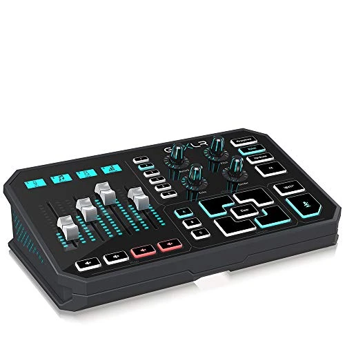 TC Helicon USB Plateforme de Diffusion en Ligne Révolutionnaire Goxlr avec Mélangeur 4 Canaux, Faders Motorisés, Table de son et Effets Vocaux ,Compatible PC Uniquement