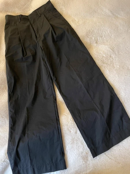 pantalon noir massimo dutti