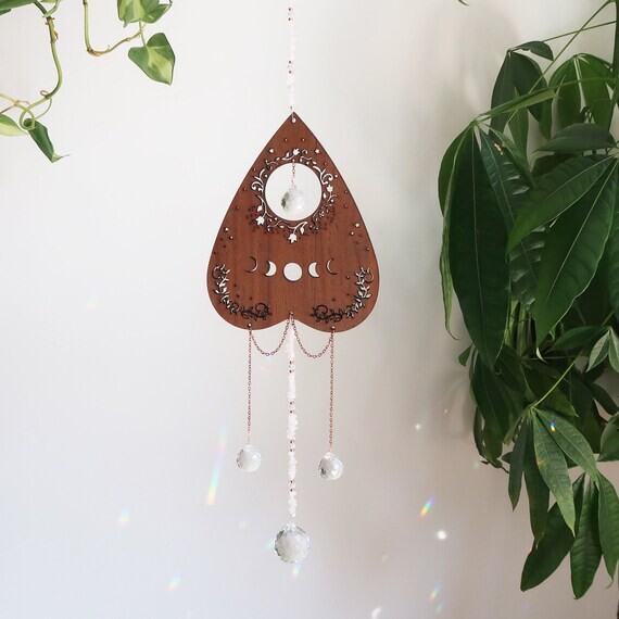 Planchette Crystal Suncatcher, Planchette art