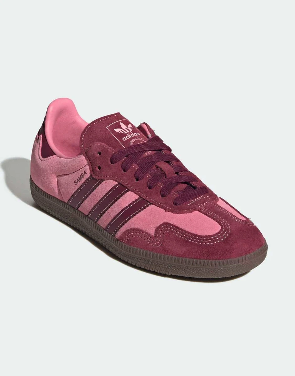 adidas Originals - Samba OG - Baskets - Rose scintillant/rouge ombré/gomme