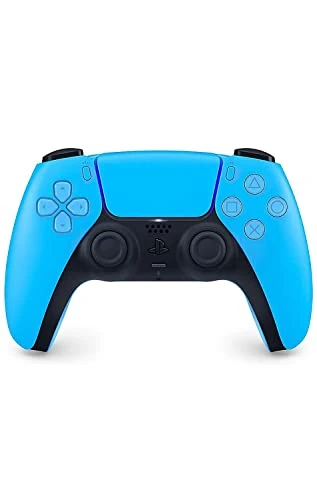 Sony, Manette PlayStation 5 officielle DualSense, Sans fil, Batterie rechargeable, Bluetooth, Compatible avec PS5, Couleur : Starlight Blue