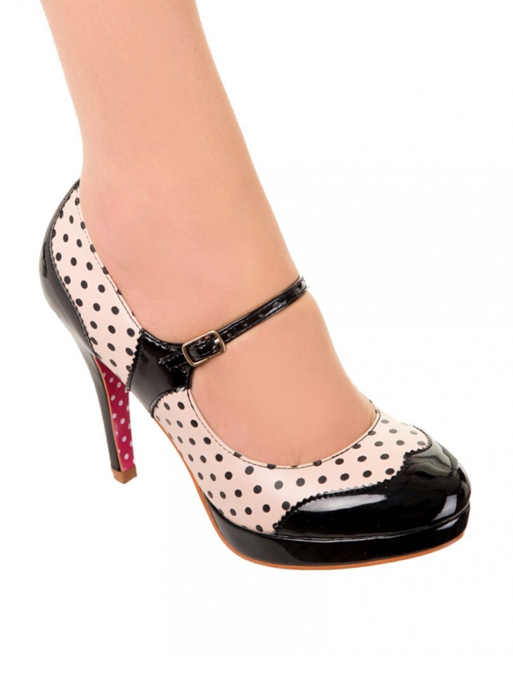 Chaussures Escarpins Pin-Up Vintage Rockabilly Banned "Mary Jane"