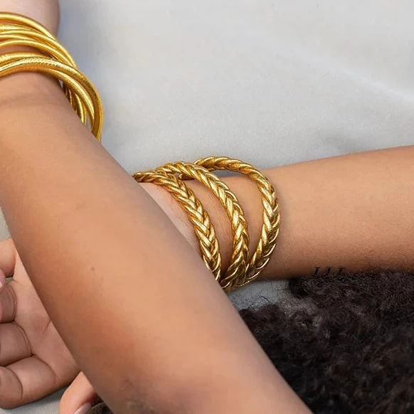 Bracelet Kumali Braided Gold