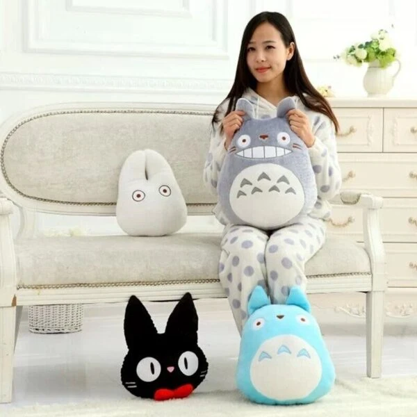 Totoro Plush Pillow Stuffed Cute Height 30-45Cm - Ghibli Totoro Plush Store