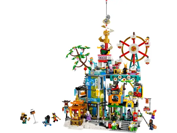 Le 5ème anniversaire de la ville de Megapolis 80054 | Monkie Kid™ | Boutique LEGO® officielle FR