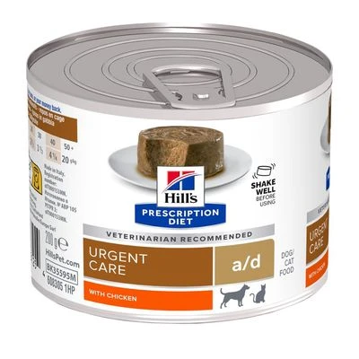 Hill's Prescription Diet a/d Canine Restorative Care poulet pour chien ► Acheter pas cher !