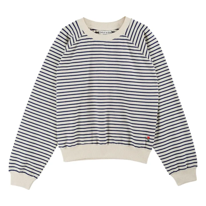 Sweat Baylor Rayures | Bleu marine