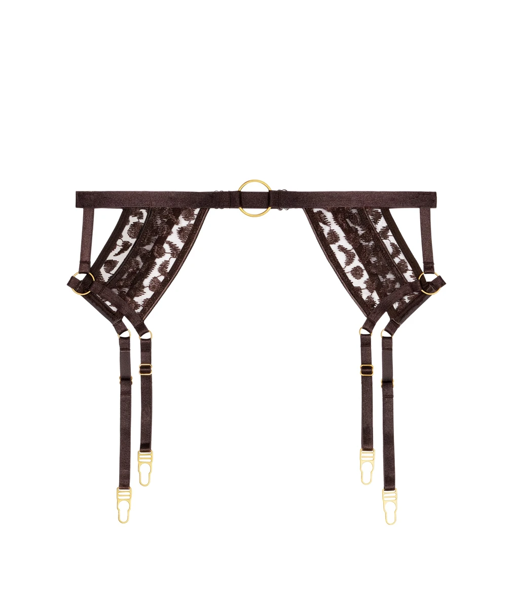 Crazy in Love Porte-jarretelles Satin Brown