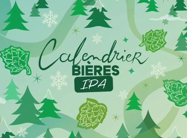 Calendrier de l'Avent Bières IPA : 20 bières + 4 goodies 💚