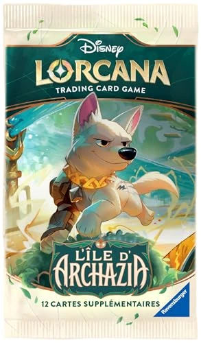 Disney Lorcana TCG - Booster de 12 Cartes : L'île d'Archazia - Version Française