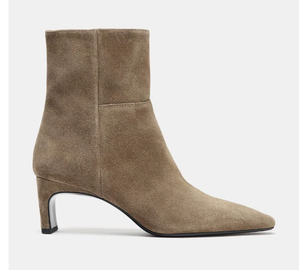 BOTTINES À TALONS KITTEN EN CROÛTE