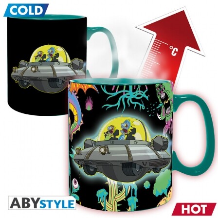 RICK AND MORTY Mug Heat Change Spaceship - ABYstyle