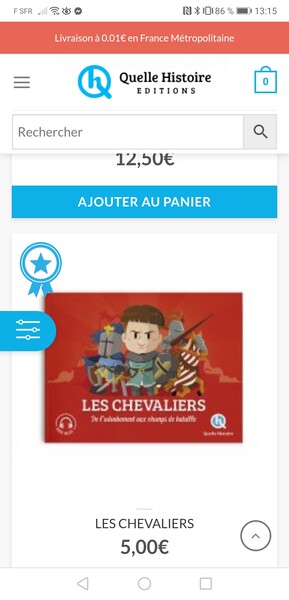 Livre quelle histoire Les chevaliers
