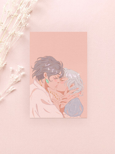 Carte postale - First kiss