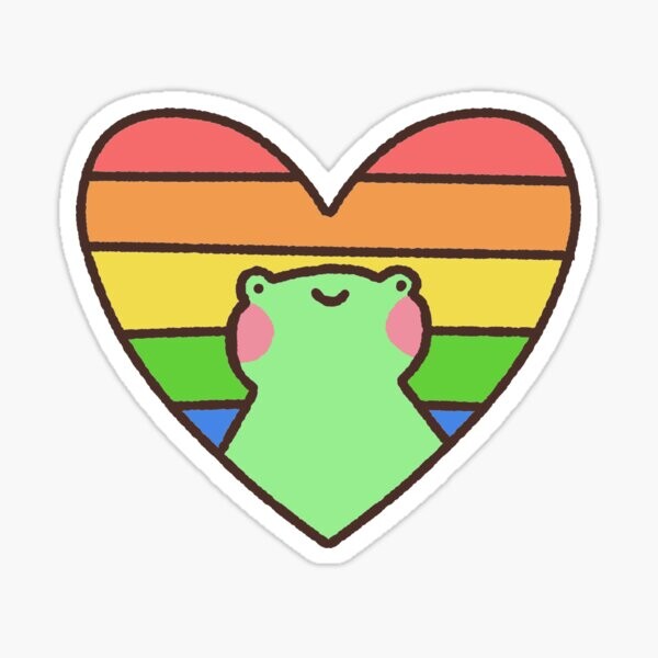 Pride Froggie | Sticker