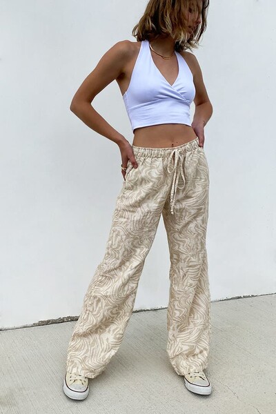 Pantalon jambe large avec coulisse | Collection 2021 | Subdued