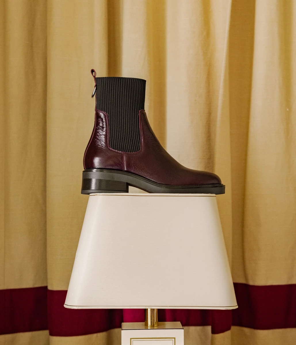 Boots Sybille acajou