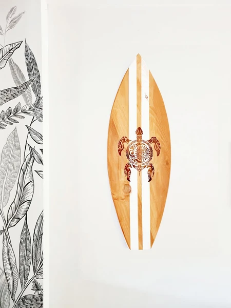 Planche de surf décorative "Anse Dufour"