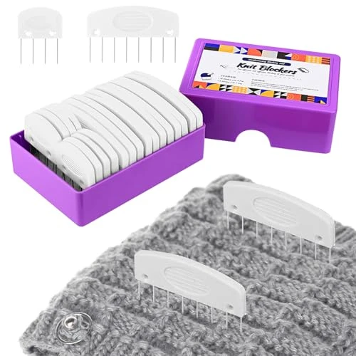 Lot de 20 Peigne Blocage Tricot, Aiguilles à Peigne Pour Tensionner Les Tapis,Peigne Blocage,Peignes De Blocage De Tricot, Bloqueur De Tricot,Aiguilles De Tension