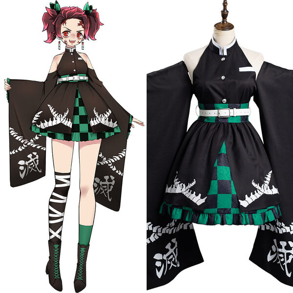 Kamado Tanjiro Les Rôdeurs de la Nuit Kimono Cosplay Costume Design Original - Cossky