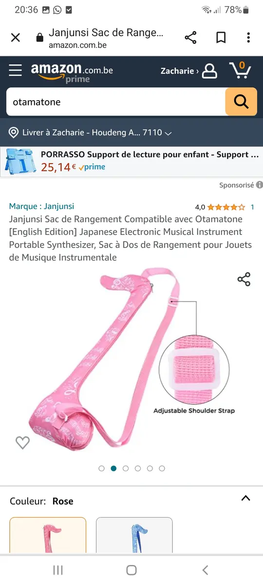 Sac rangement otamatone