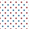Red, White, and Blue Polka Dots - Large Fabric | Spoonflower