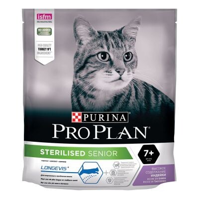 PURINA PRO PLAN Sterilised Senior riche en dinde pour chat
