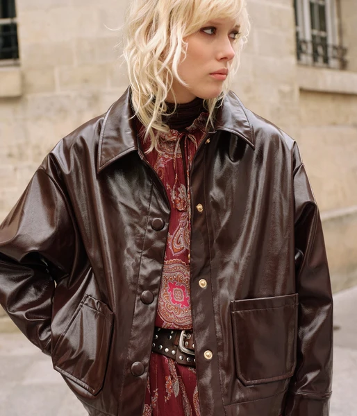 Veste Hailey prune