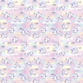 Tissu coton Hello Kitty et Licorne