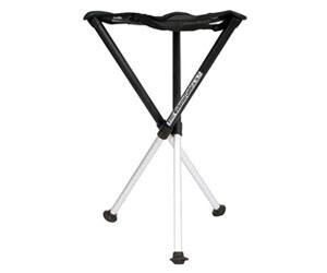 Walkstool - Modèle Comfort - Noir et Gris - Tabouret Pliant 3 Pieds en Aluminium - Hauteur d'Assise 65 cm - Tabouret Pliable - Charge maximale 250 kg - Fabriqué en Suède