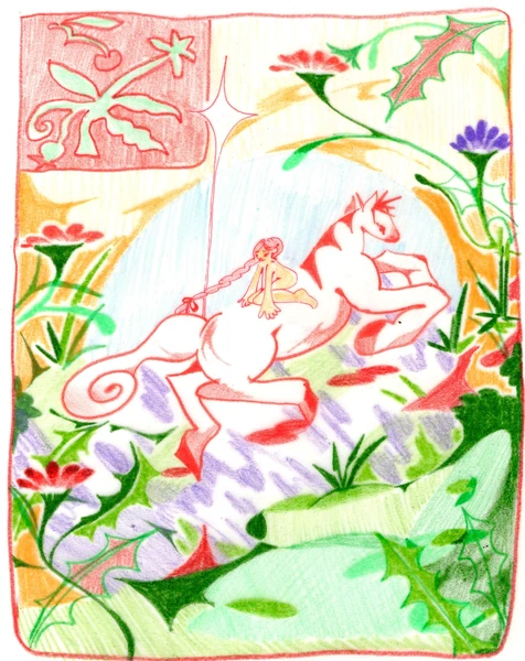 Horse girl Fine Art Print