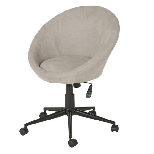Fauteuil de bureau à roulettes beige Hipop | Maisons du Monde