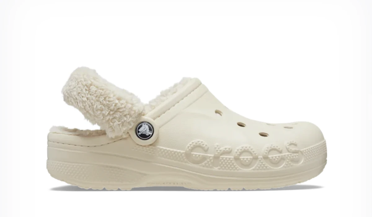 Crocs moumoute blanches