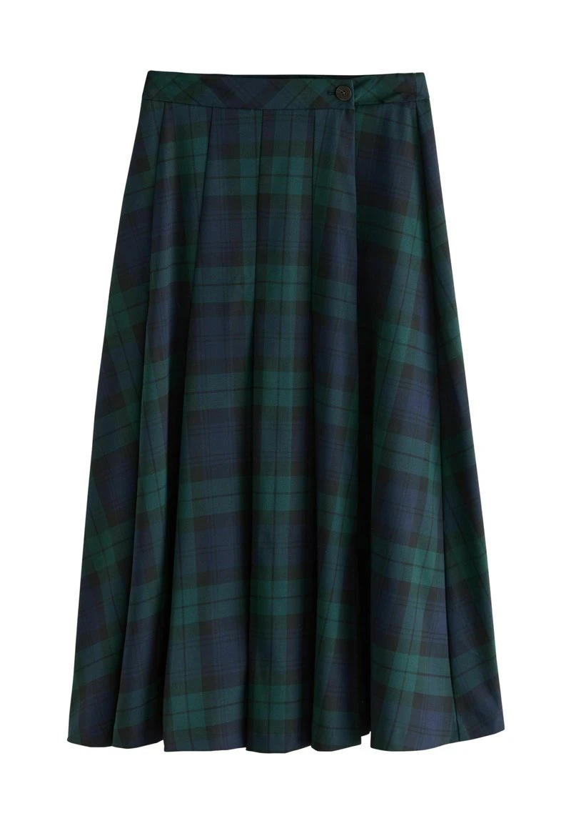 REGULAR FIT - Jupe longue - green navy