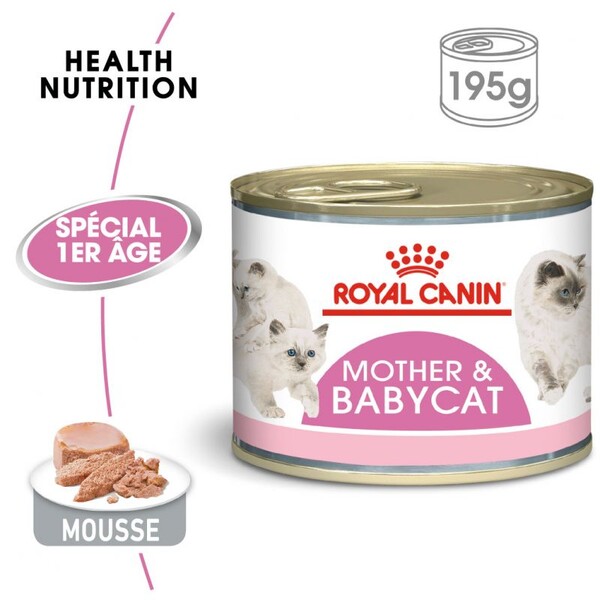 Royal Canin Mother & Babycat Mousse ultra tendre pour chaton
