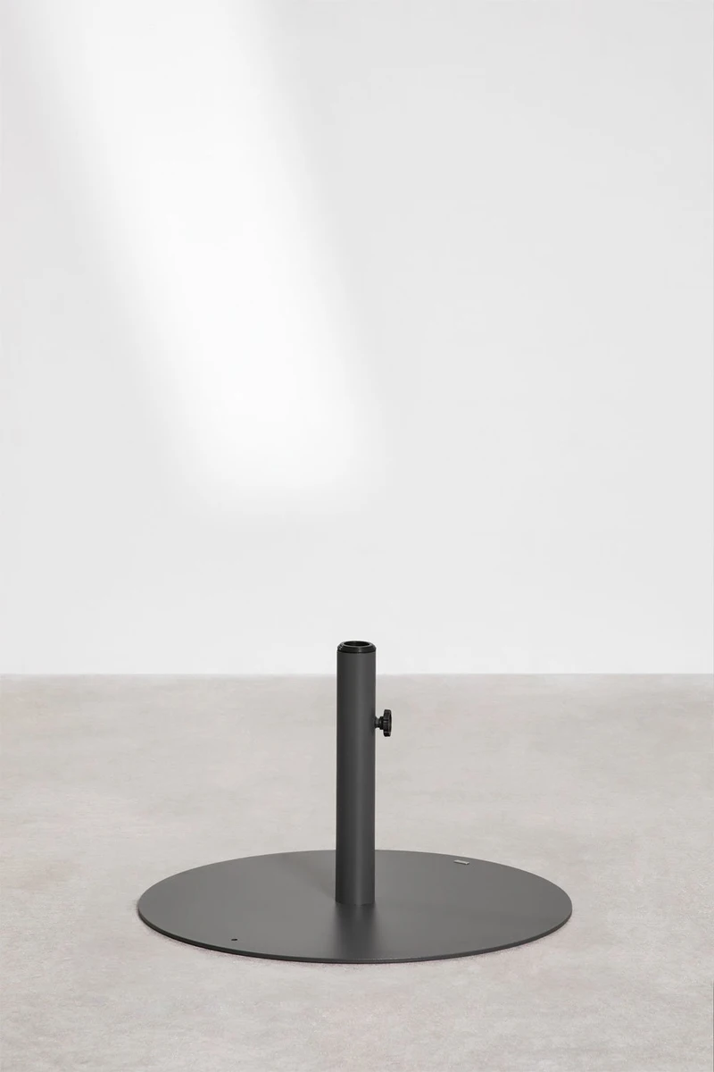 Base de parasol ronde en acier Peuet