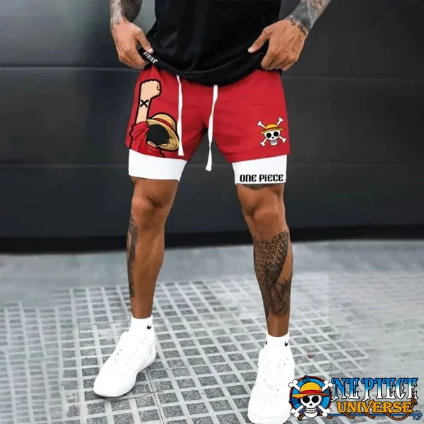 One Piece 3D Print Luffy Swimming Shorts | One Piece universe Store