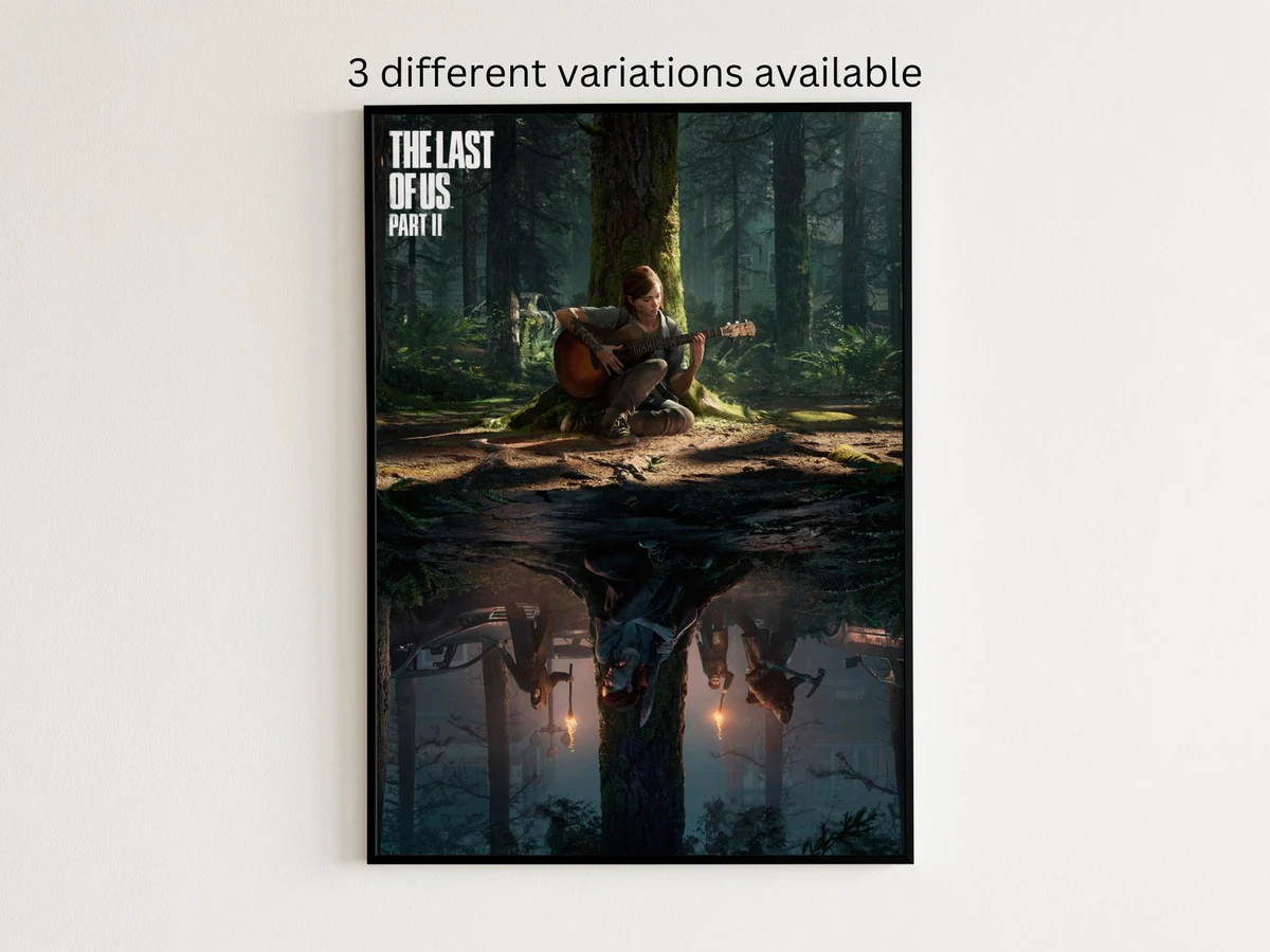 The Last of Us Poster, Joel, Ellie, Last of Us, Gaming Poster, Gaming Print, Video Game Art, Fireflies, Wall Art, Gaming Gift
