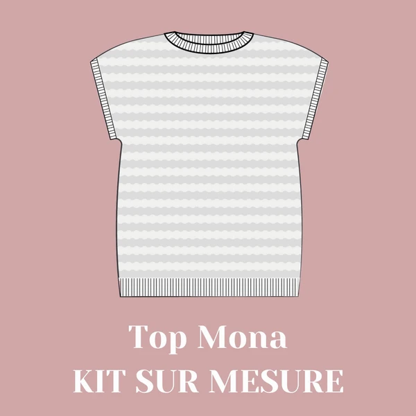 Kit tricot - Top Mona