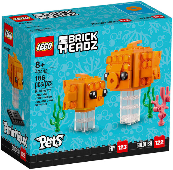 LEGO BrickHeadz 40442 pas cher, Le poisson rouge