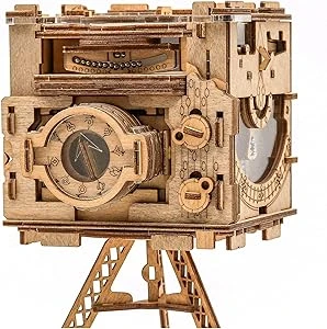 iDventure Cluebox PRO - Caméra photo Sherlocks : jeu de puzzle Escape Room - Puzzle 3D en bois délicat - Jeux de puzzle uniques - Brainteaser Box pour adultes et puzzles séquentiels : Amazon.com.be: Jouets