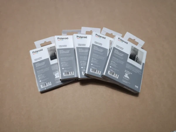 Polaroid SX-70 Black and White Film - Five Sealed Boxes (Expired)