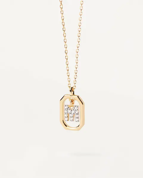 Collier Lettre M Mini